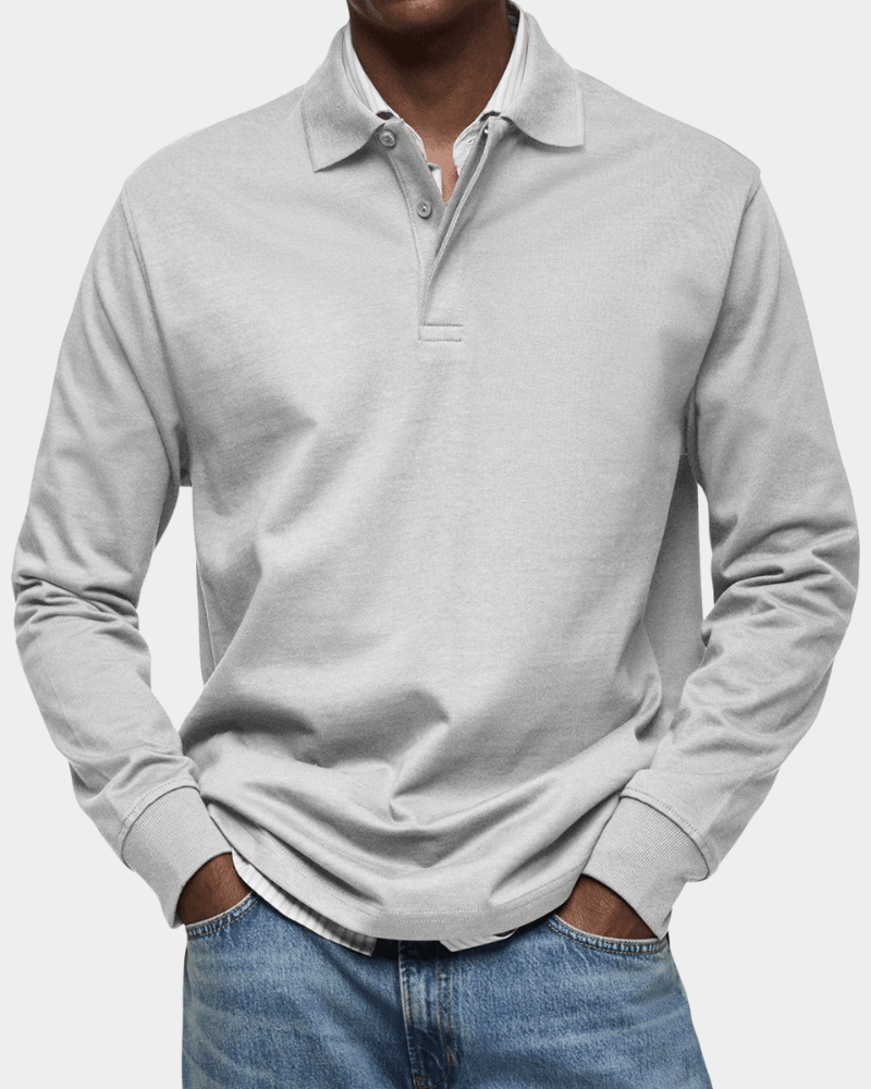 Men's Textured Knit Polo Shirt - image 4