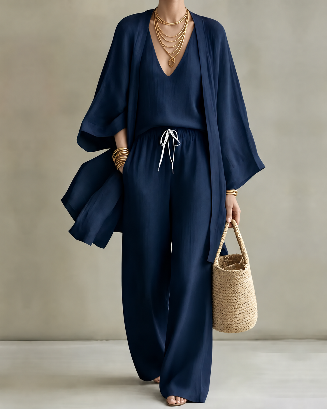Tanisha™ 3-Piece Linen Look Set
