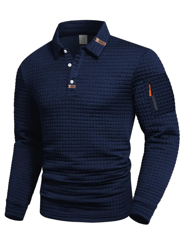 Men's Quilted Casual Jumper - image 1