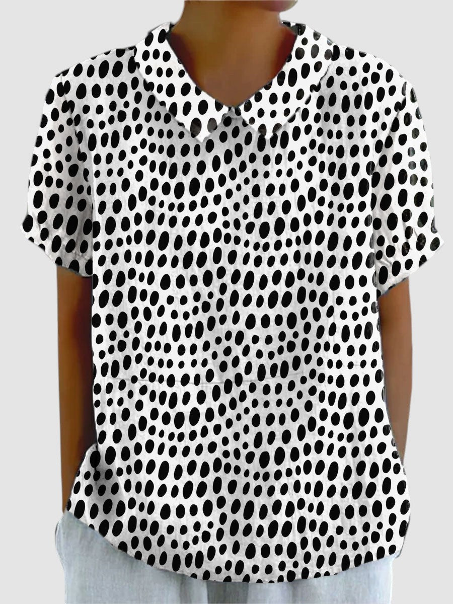 LILY | POLKA DOT PRINT T-SHIRT