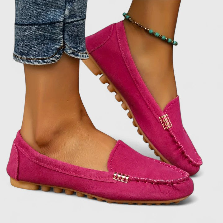 KARLENE - Embellished Slip-On Loafers