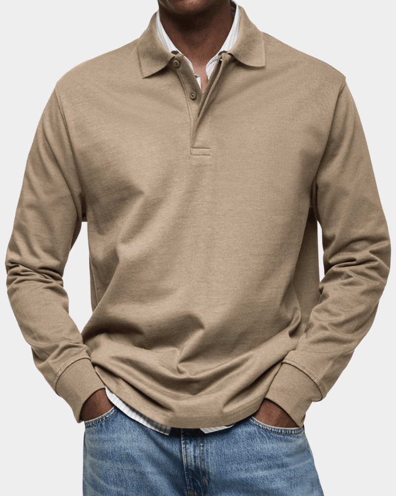 Men's Textured Knit Polo Shirt - image 7