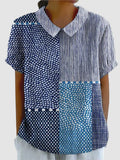 ALLIA | PATCHWORK PRINTED T-SHIRT