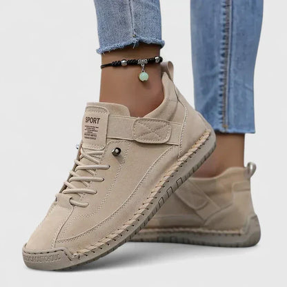 Women's Slip-On Trainers with Elastic Panels - image 2