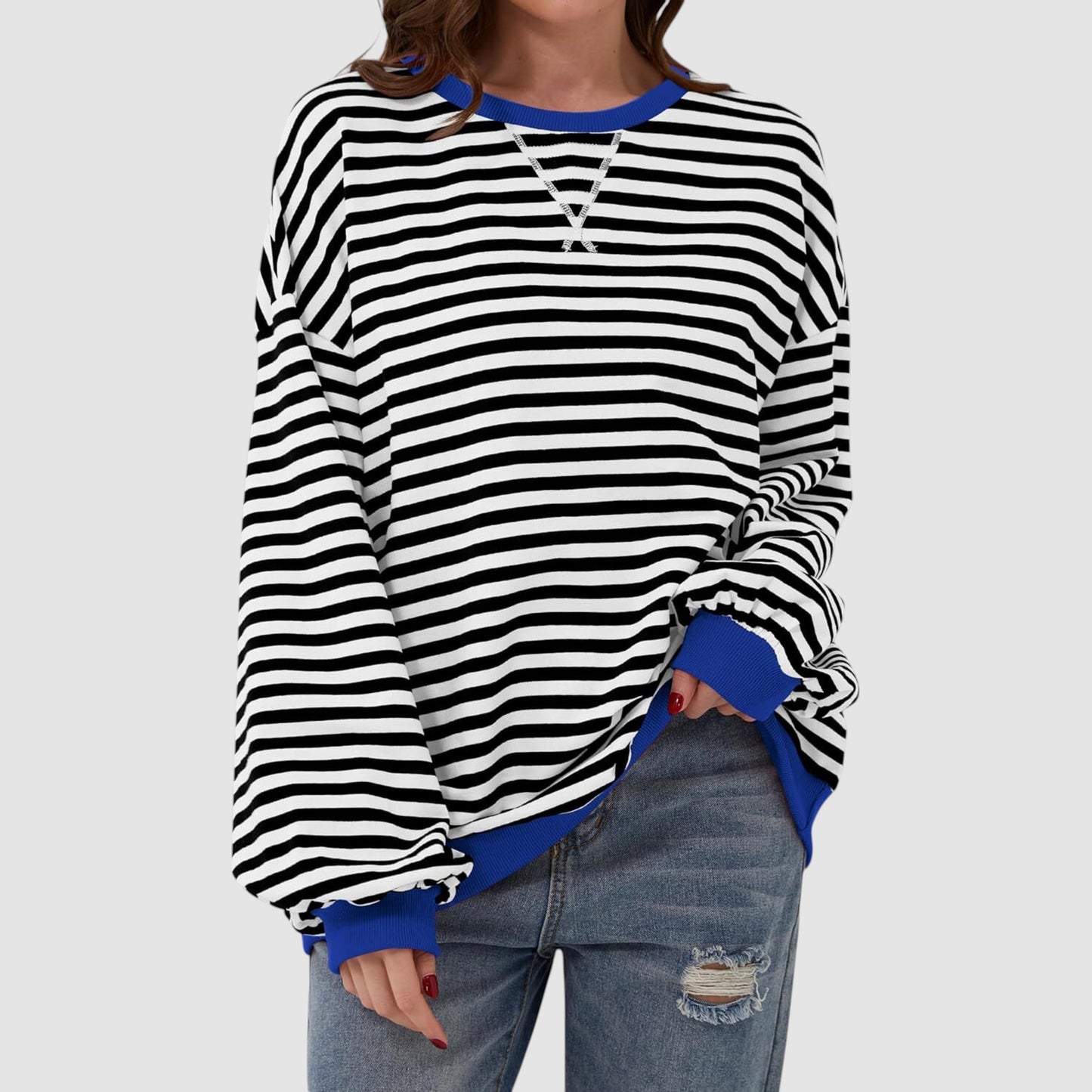 LUKA | STRIPED LONG SLEEVE SHIRT