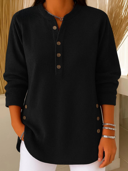 Nieves | Henley Tunic with Buttons