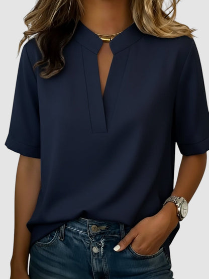 PAULA | ELEGANT V-NECK BLOUSE