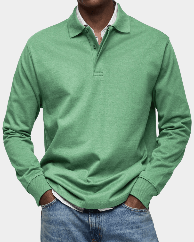 Men's Textured Knit Polo Shirt - image 6