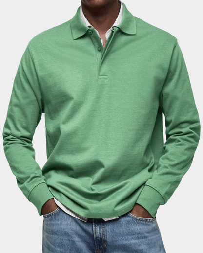 Men's Textured Knit Polo Shirt - image 6