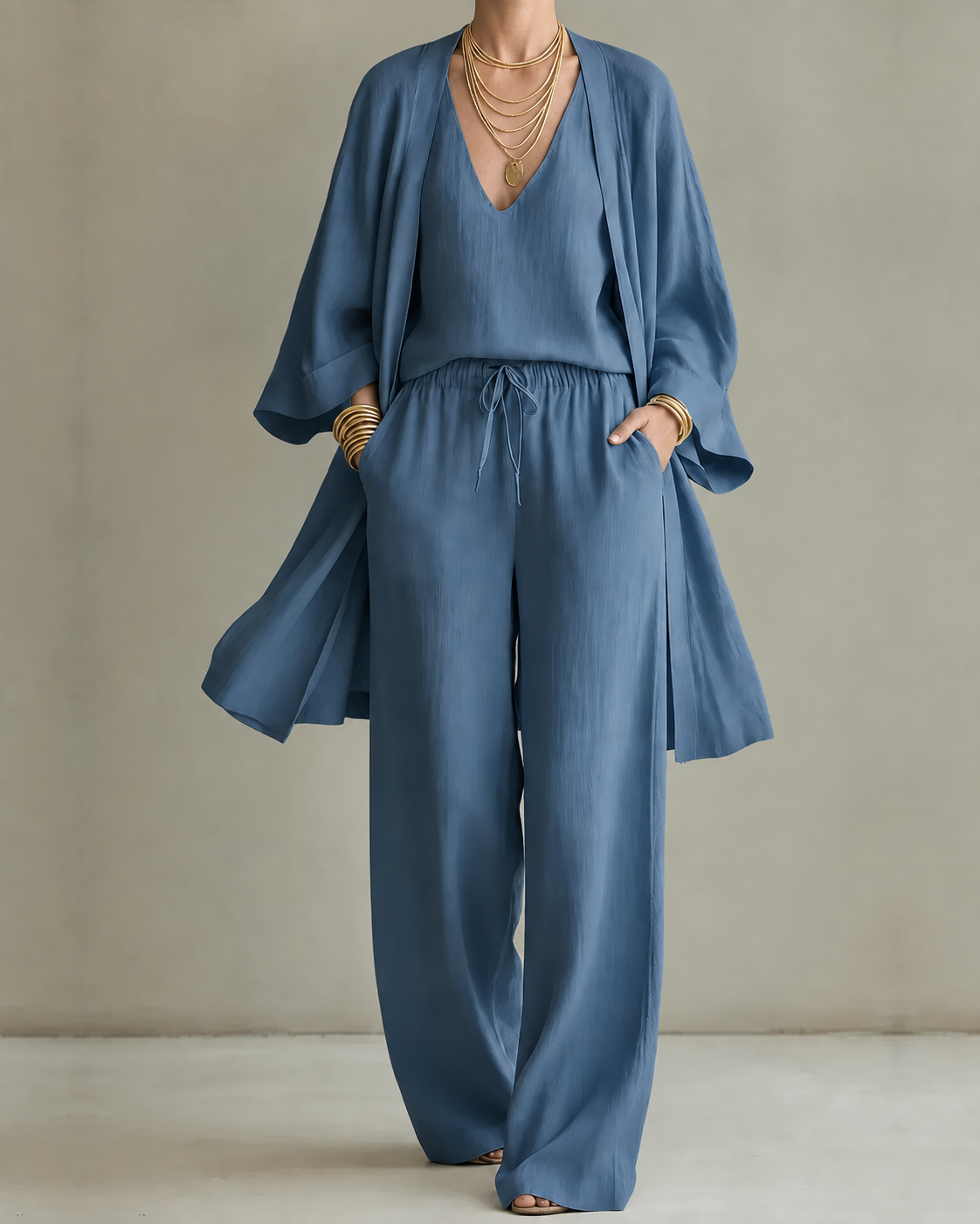 Tanisha™ 3-Piece Linen Look Set