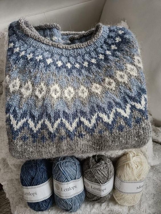 Women's Fair Isle Geometric Print Jumper - image 1
