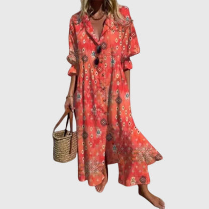 Zariah | Elegant Long Bohemian Style Dress