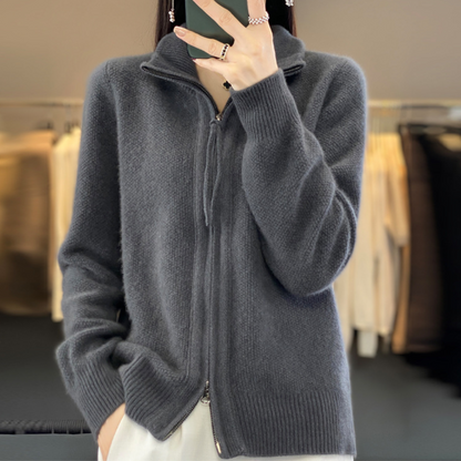 Luna Women's Zip-Up Cardigan Soft, Comfortable and Versatile for All Seasons