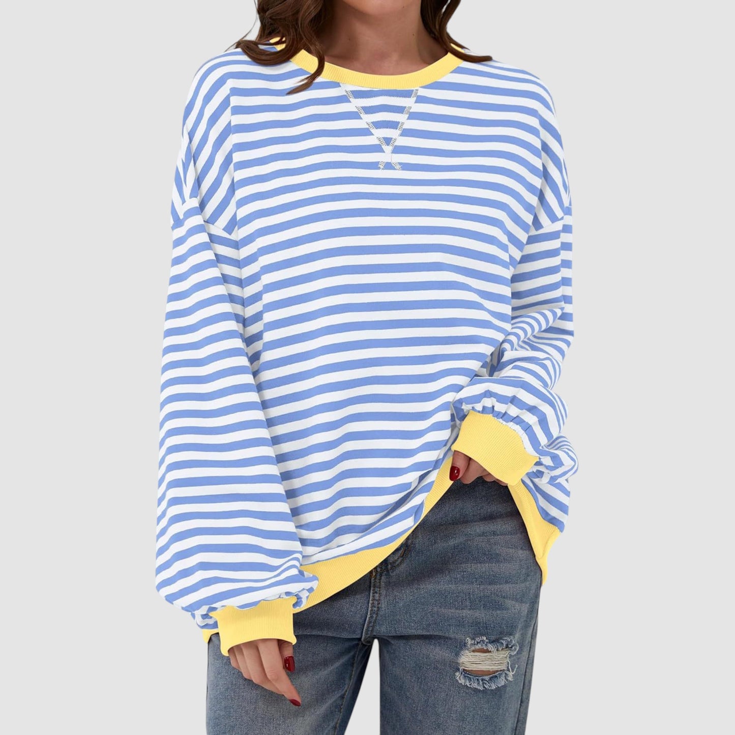 LUKA | STRIPED LONG SLEEVE SHIRT