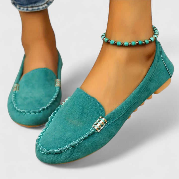 KARLENE - Embellished Slip-On Loafers