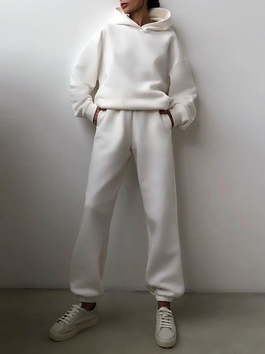 Women's Hooded Knit Two-Piece Set - image 3