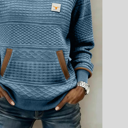 Noelle™ | Crew Neck Colourblock Sweatshirt