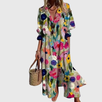 Zariah | Elegant Long Bohemian Style Dress