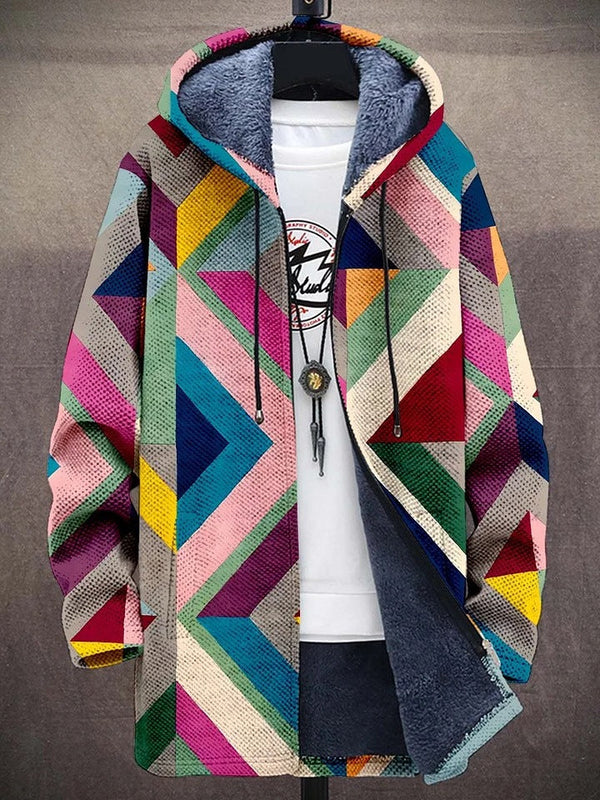 Vivienne | Artful Hooded Cardigan