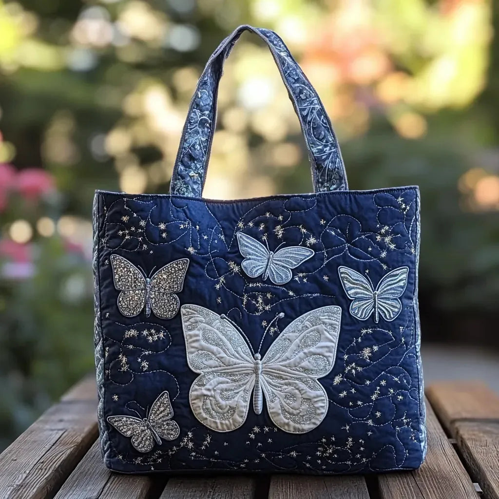 Craft Bag - Silver Butterfly