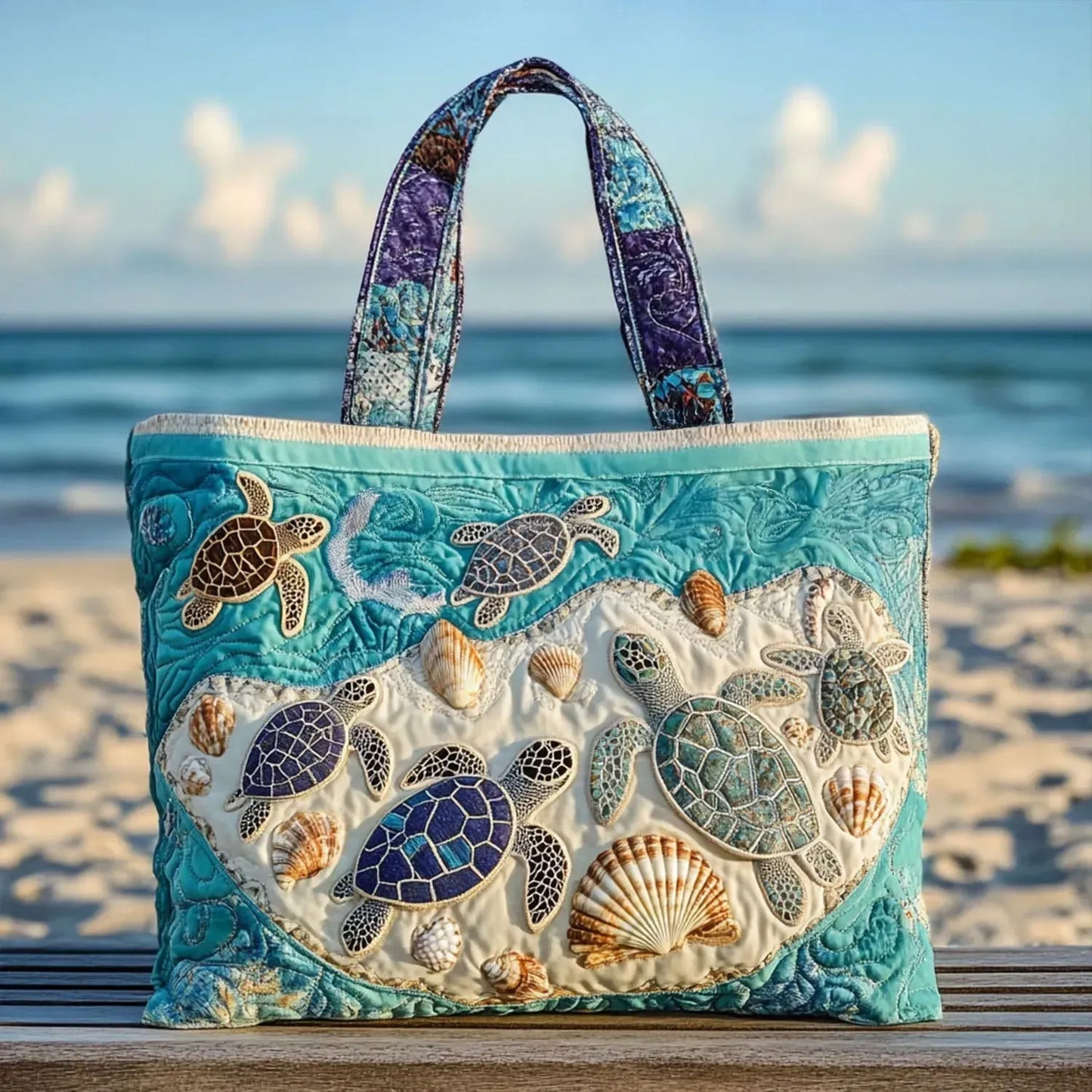 Handcrafted Bag - Love of Turtles