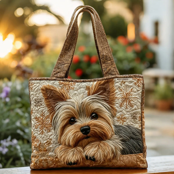 Handcrafted Tote Bag - Adorable Yorkshire