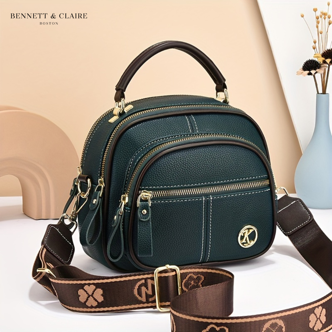 Women's Compact Crossbody Bag with Wide Adjustable Strap - image 2