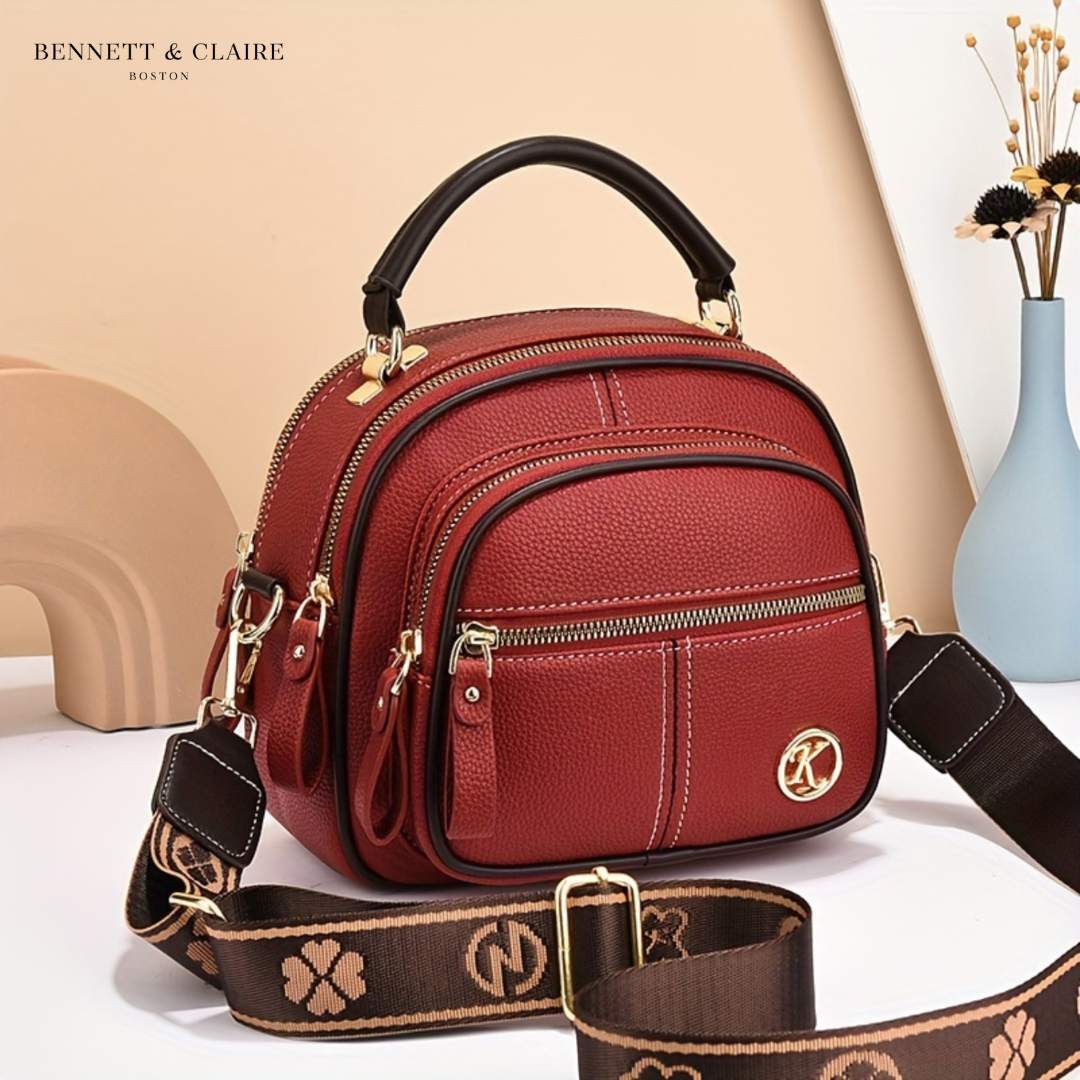 Women's Compact Crossbody Bag with Wide Adjustable Strap - image 4