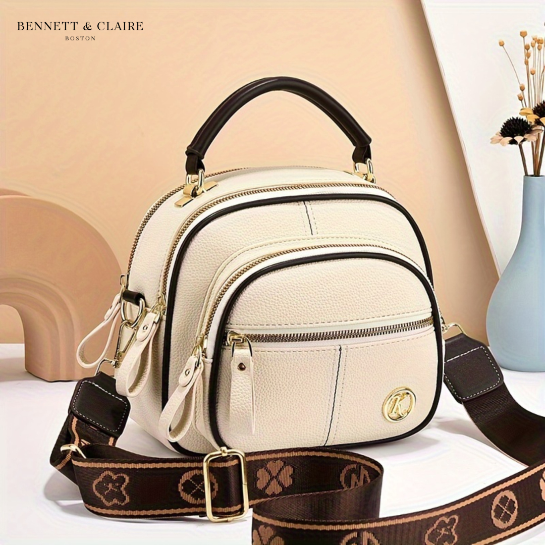 Women's Compact Crossbody Bag with Wide Adjustable Strap - image 3