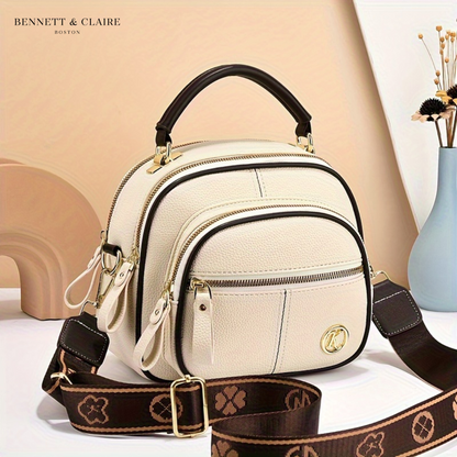 Women's Compact Crossbody Bag with Wide Adjustable Strap - image 3
