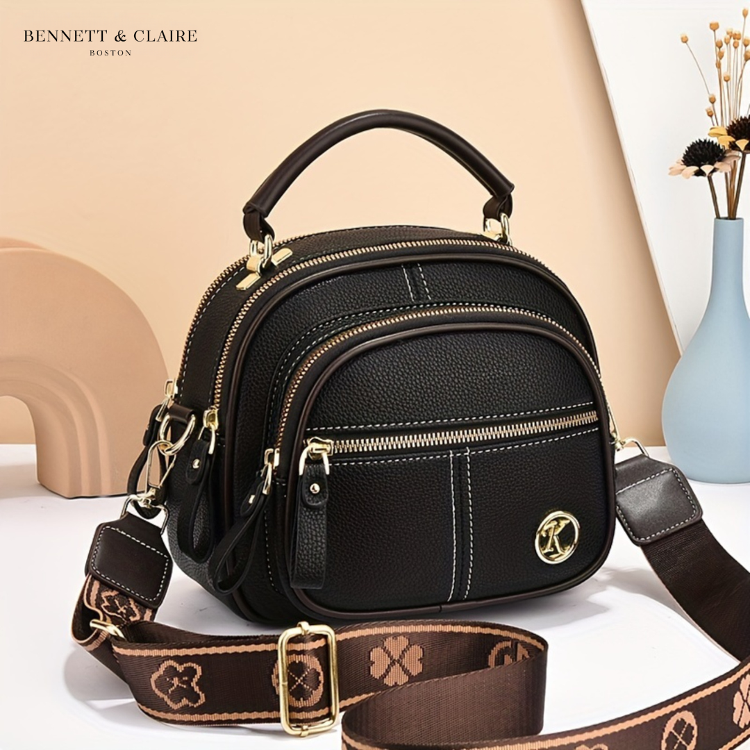 Women's Compact Crossbody Bag with Wide Adjustable Strap - image 5