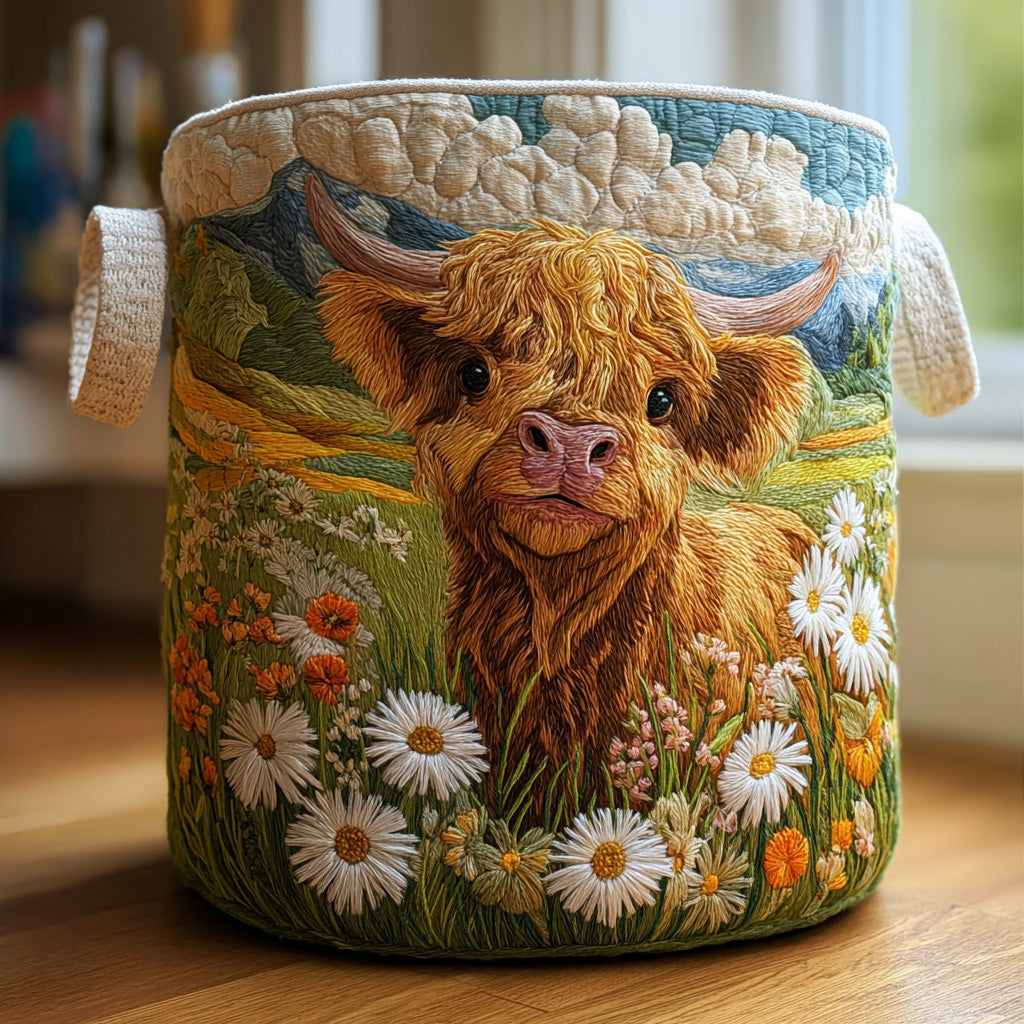 Fiorenza | Hand-Quilted Basket