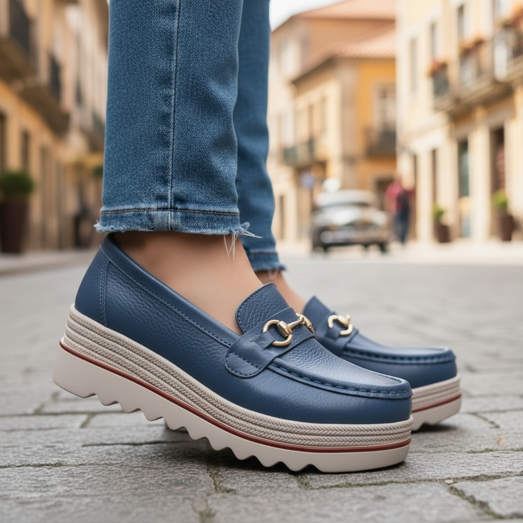 CLEMENS - Lug Sole Clasp Loafers