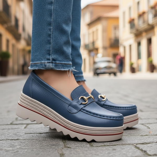 CLEMENS - Lug Sole Clasp Loafers