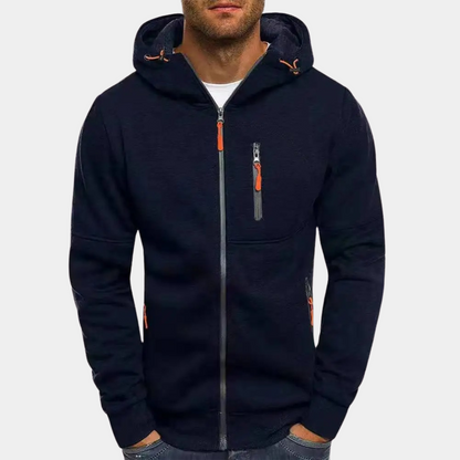 Men's Full Zip Hoodie - navy