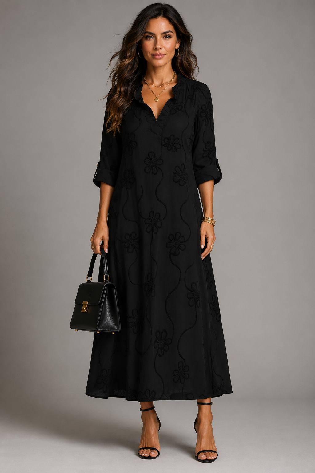 Ambre | Floral Summer Dress that Flatters the Figure