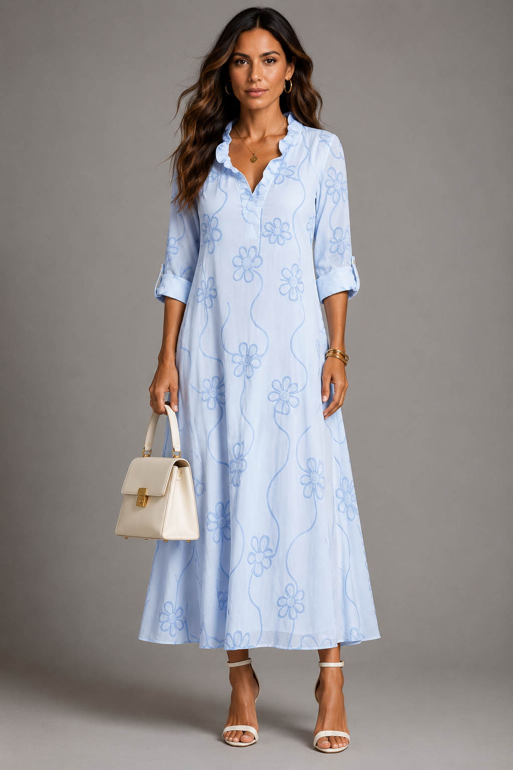 Ambre | Floral Summer Dress that Flatters the Figure
