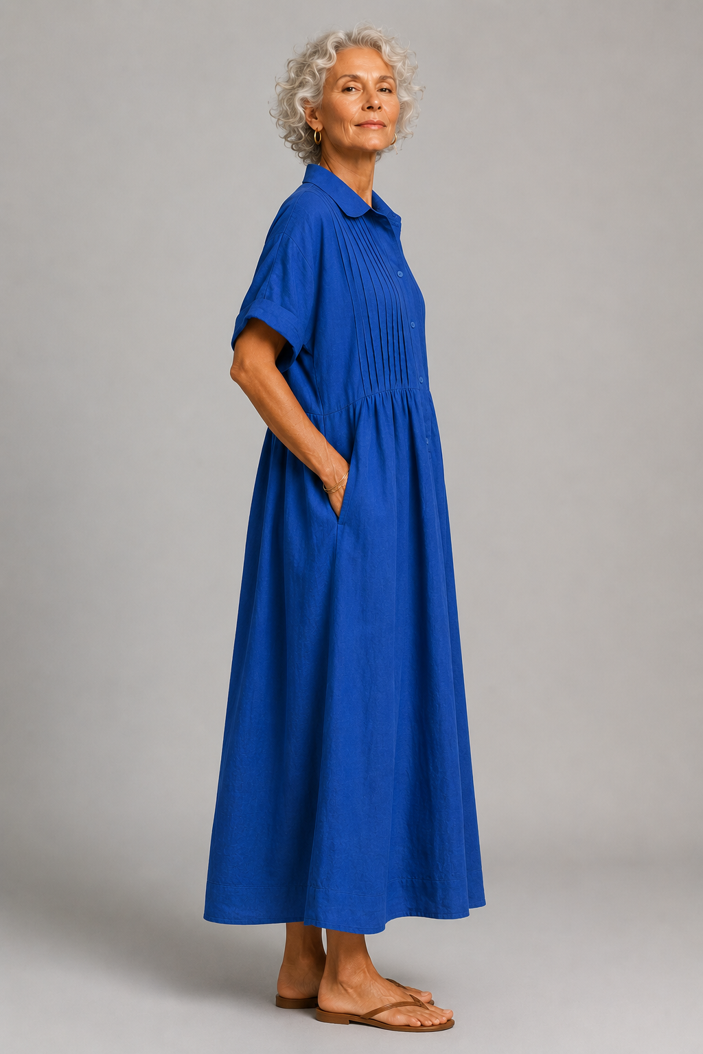 Océane | Blue Maxi Summer Dress