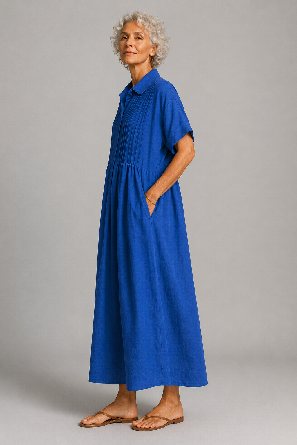 Océane | Blue Maxi Summer Dress