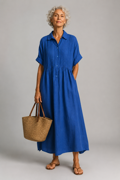 Océane | Blue Maxi Summer Dress
