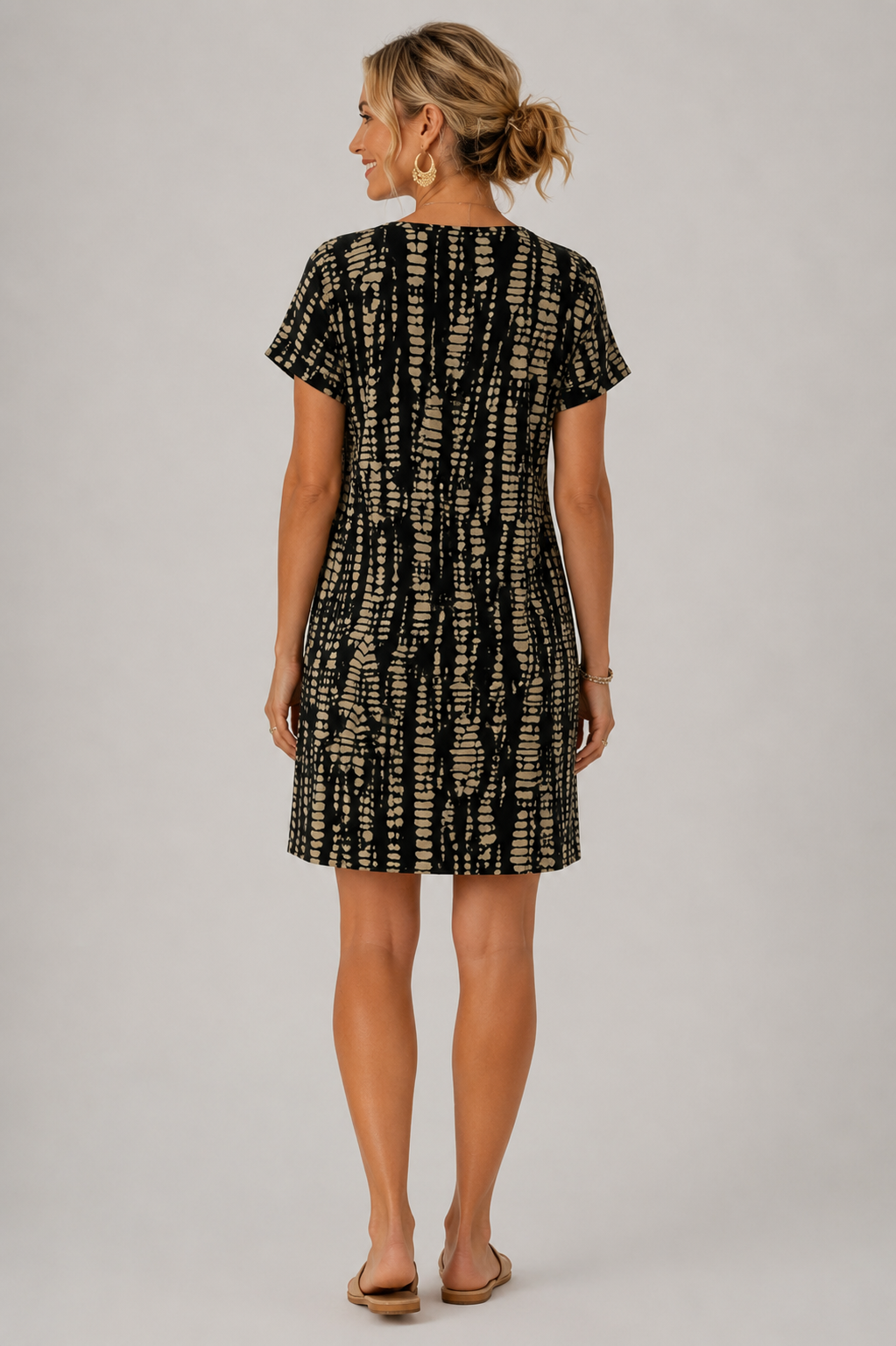 Constance | Colour Block Dress with V-Neck