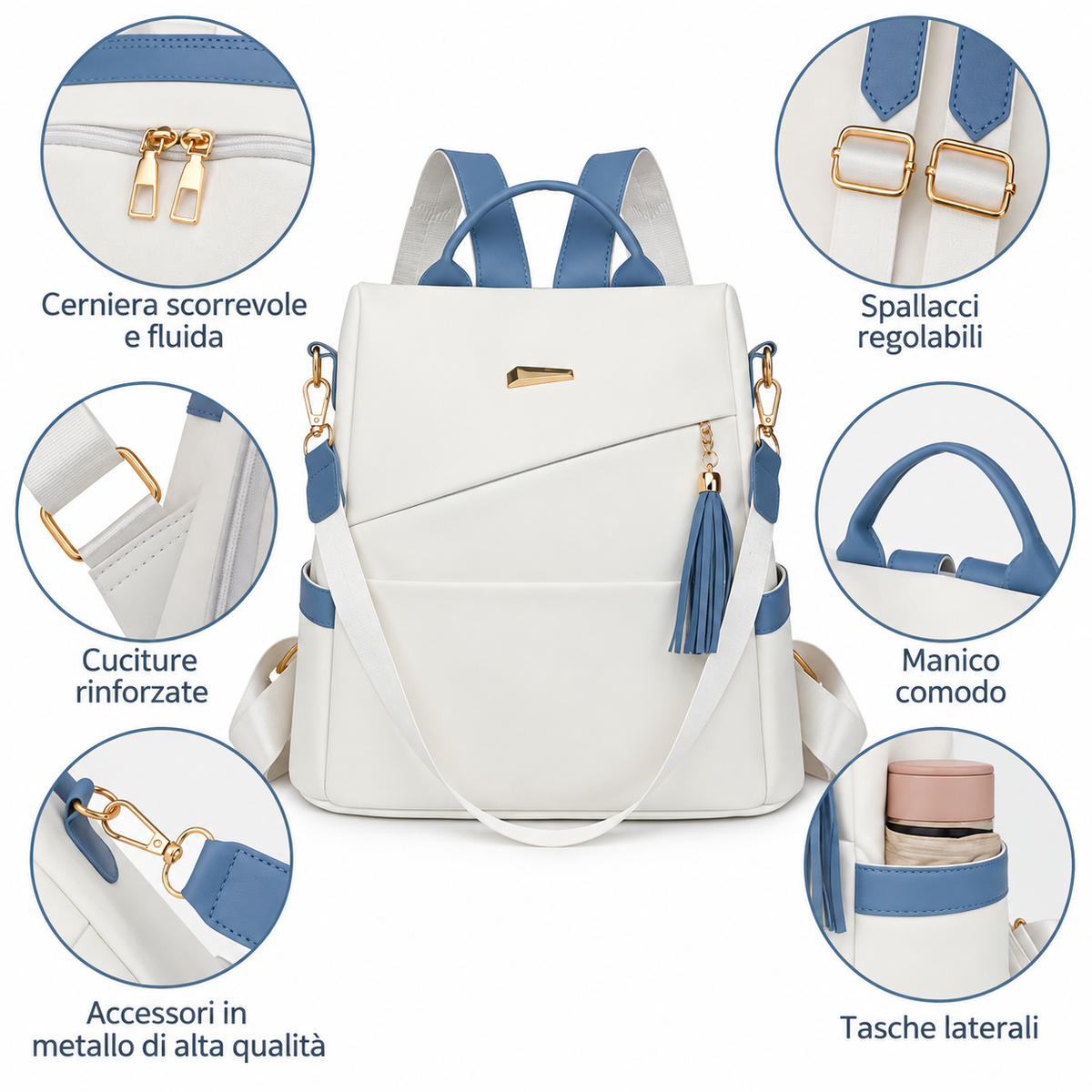 Ambrogia | Lightweight Anti-Theft Backpack