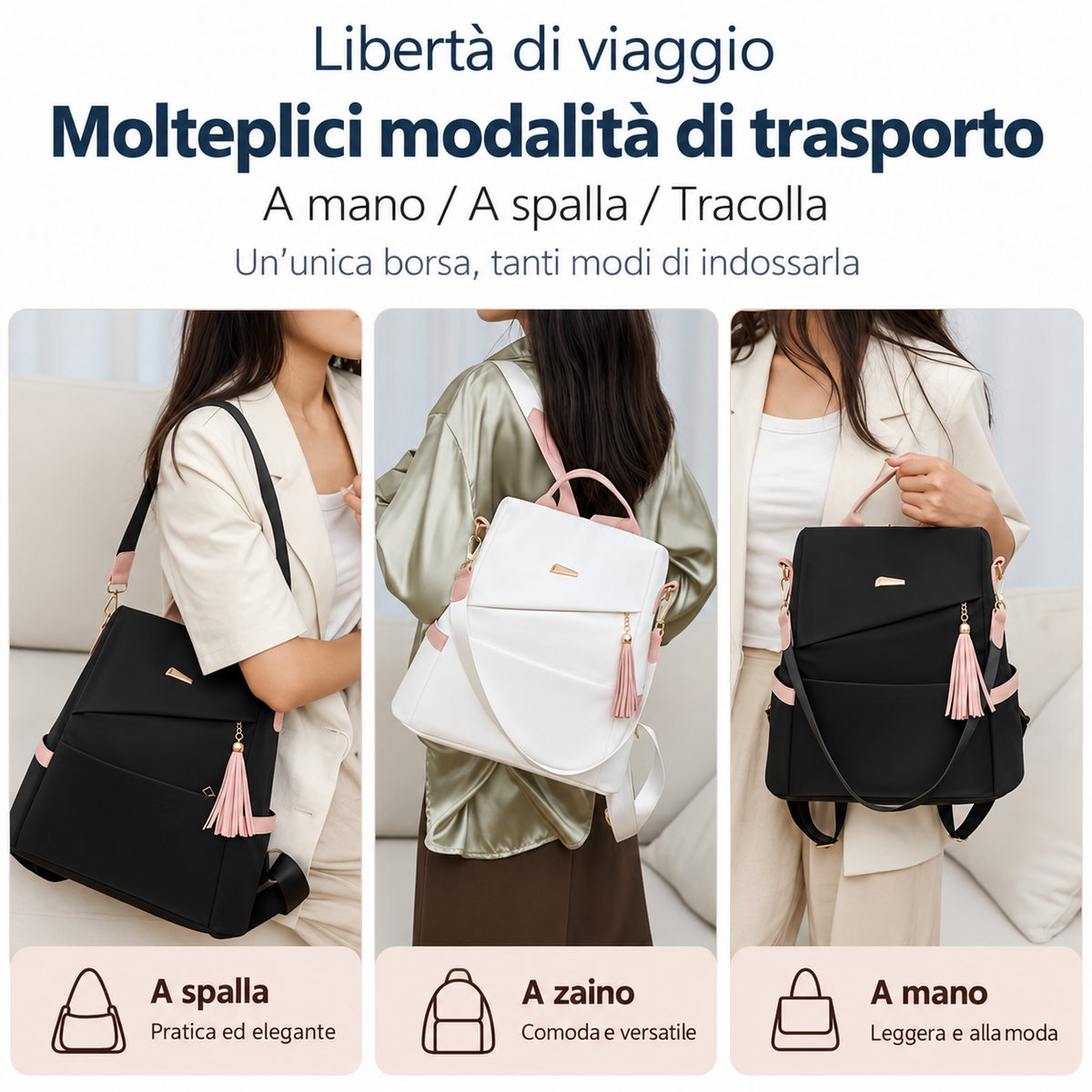 Ambrogia | Lightweight Anti-Theft Backpack