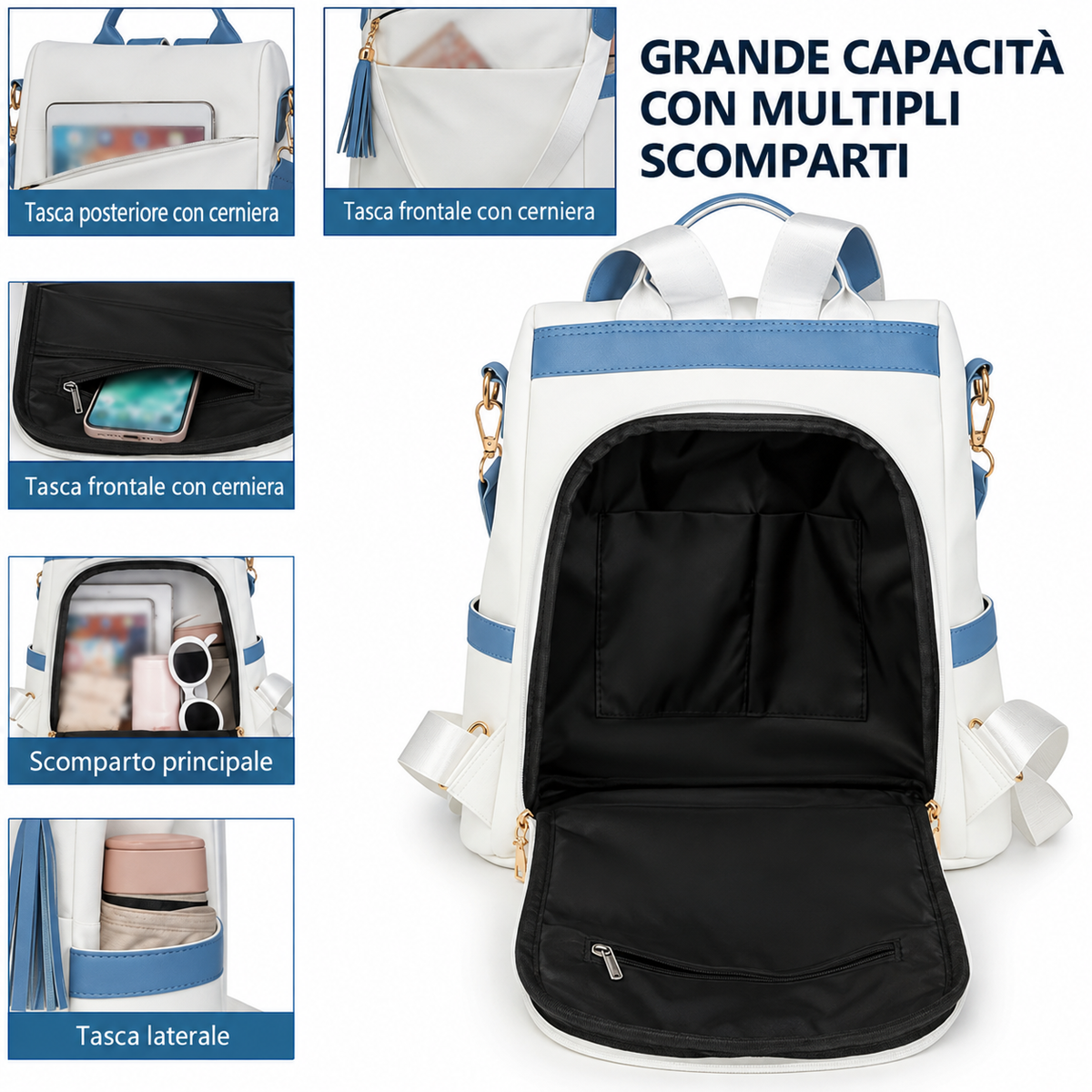 Ambrogia | Lightweight Anti-Theft Backpack