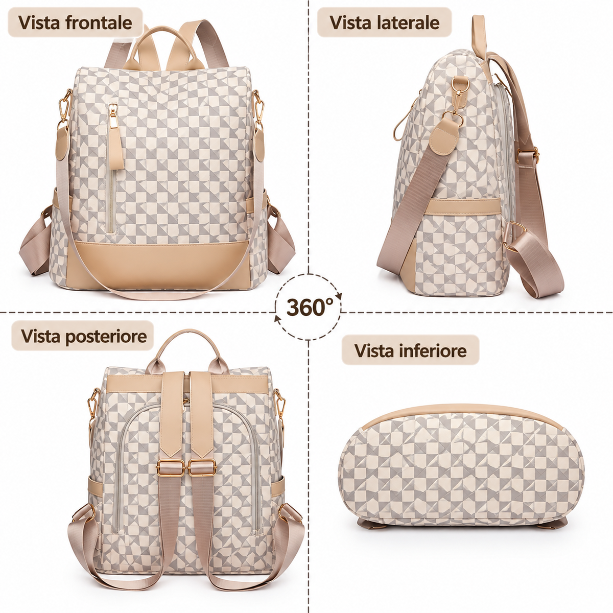 Eufemia | Convertible Anti-Theft Backpack