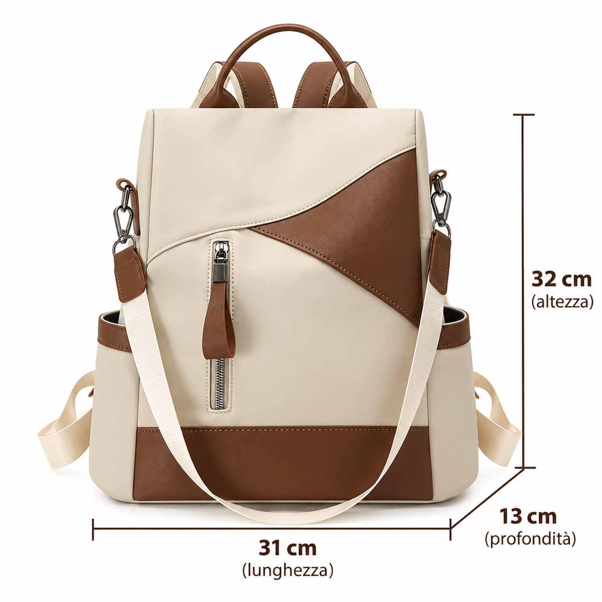 Adriana | Convertible Anti-Theft Backpack