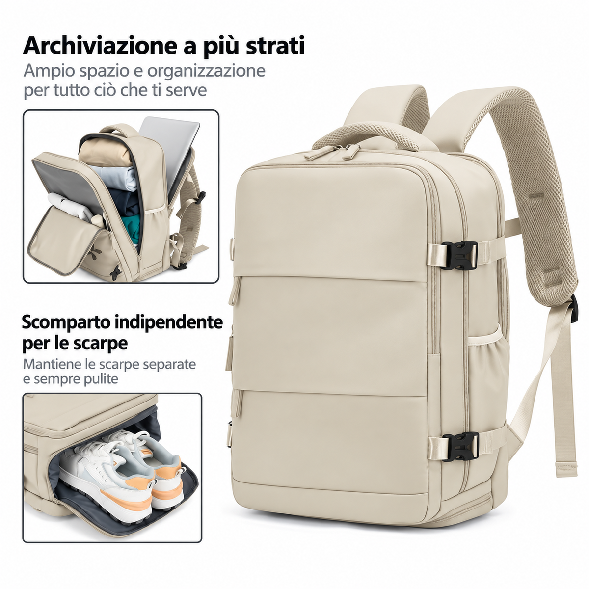 Tarsilla | 40 Litre Travel Backpack