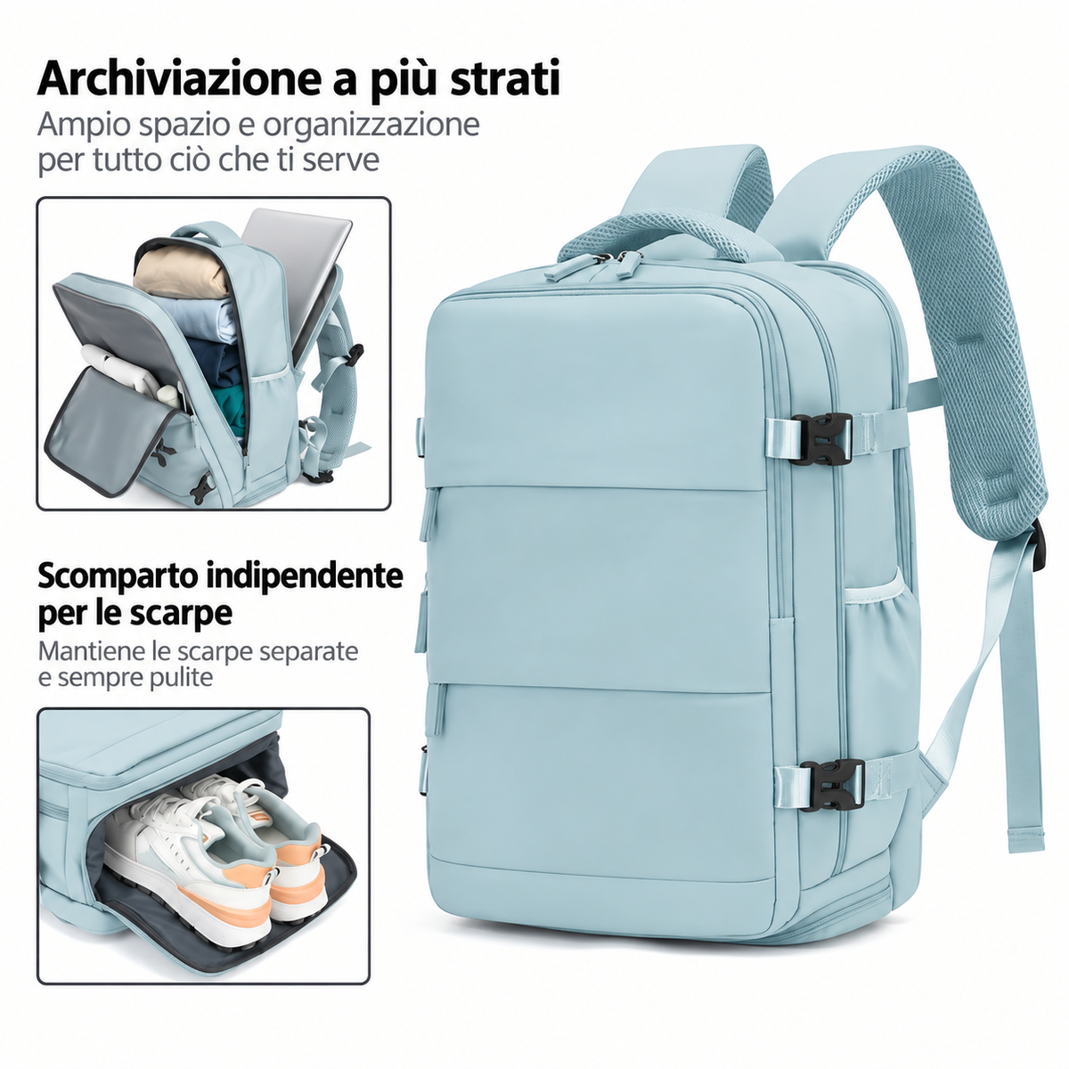 Tarsilla | 40 Litre Travel Backpack