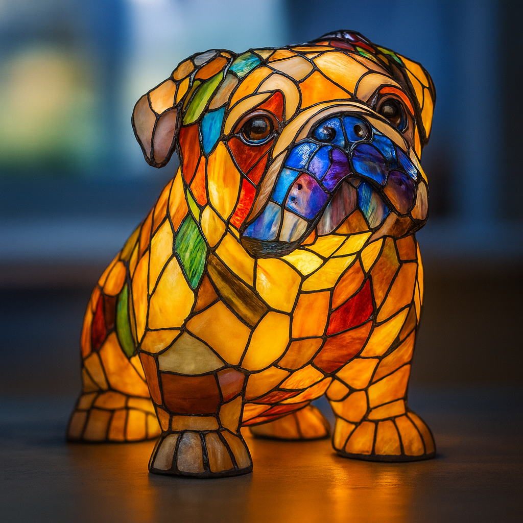Noiraud – Magical Lamp for Dogs in Coloured Glass
