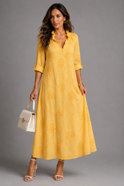 Ambre | Floral Summer Dress that Flatters the Figure